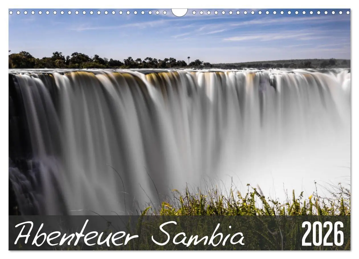 Cover: 9783457875308 | Abenteuer Sambia (Wandkalender 2026 DIN A3 quer), CALVENDO...