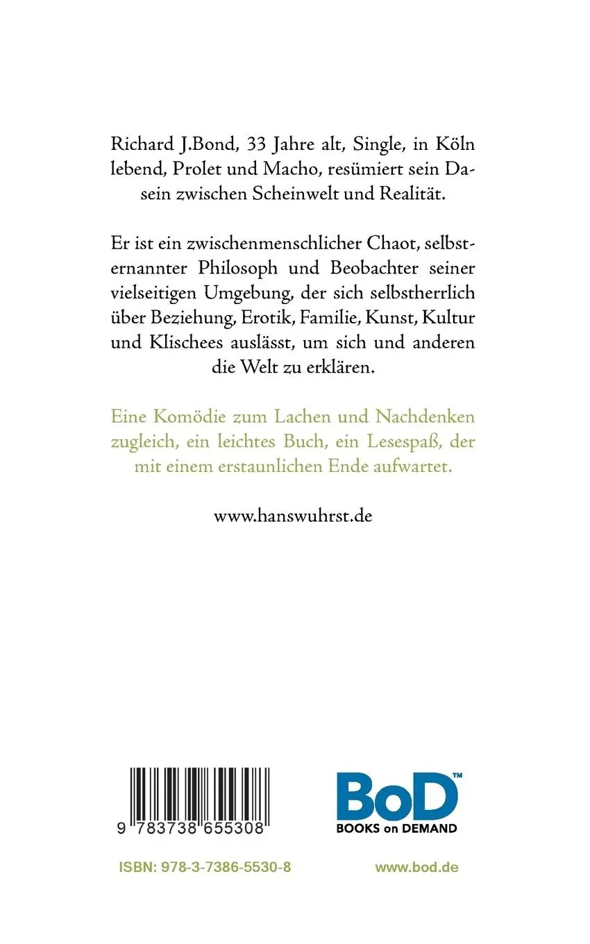 Rückseite: 9783738655308 | Gurkensalat | Eine kölsche Komödie | Hans Wuhrst | Taschenbuch | 2015
