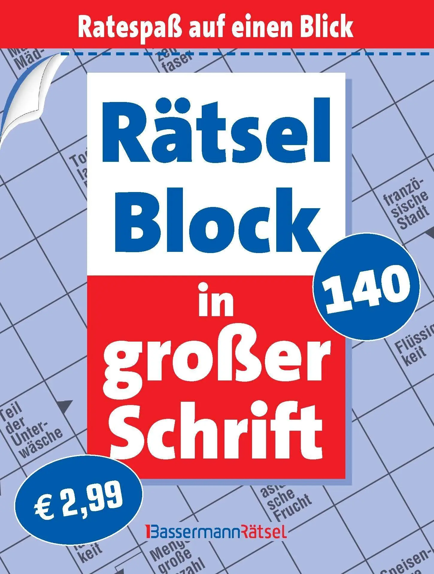 Krüger, Eberhard: Rätselblock in großer Schrift 140 (5 Exemplare à 2,99 EUR)