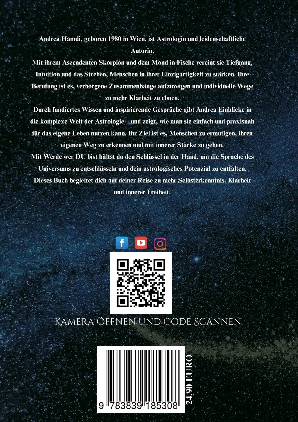 Rückseite: 9783839185308 | Werde wer DU bist | Andrea Hamdi | Taschenbuch | 320 S. | Deutsch