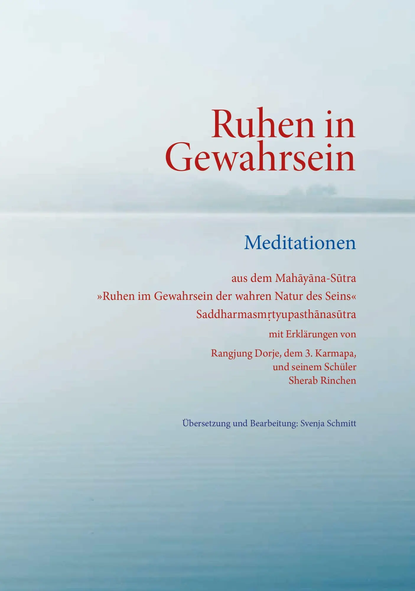 Cover: 9783944885308 | Ruhen in Gewahrsein | Taschenbuch | 350 S. | Deutsch | 2022