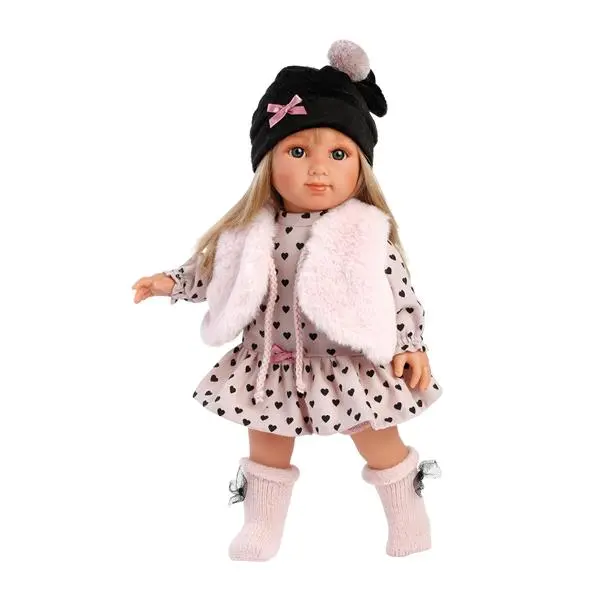 Cover: 8426265535408 | Puppe Elena blond mit Mütze 35cm | MUNECAS35 | 1053540 | LLORENS