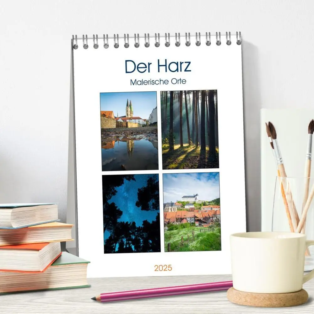 Bild: 9783457005408 | Der Harz - Malerische Orte (Tischkalender 2025 DIN A5 hoch),...