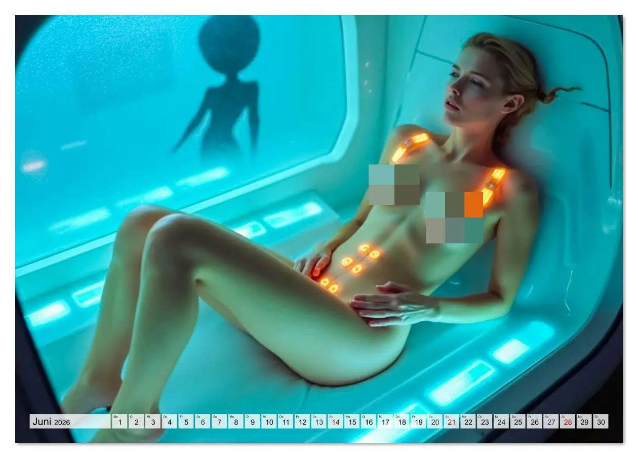 Bild: 9783516645408 | Sci-Fi Pin-up Girls - Exposed in Space (Tischkalender 2026 DIN A5...
