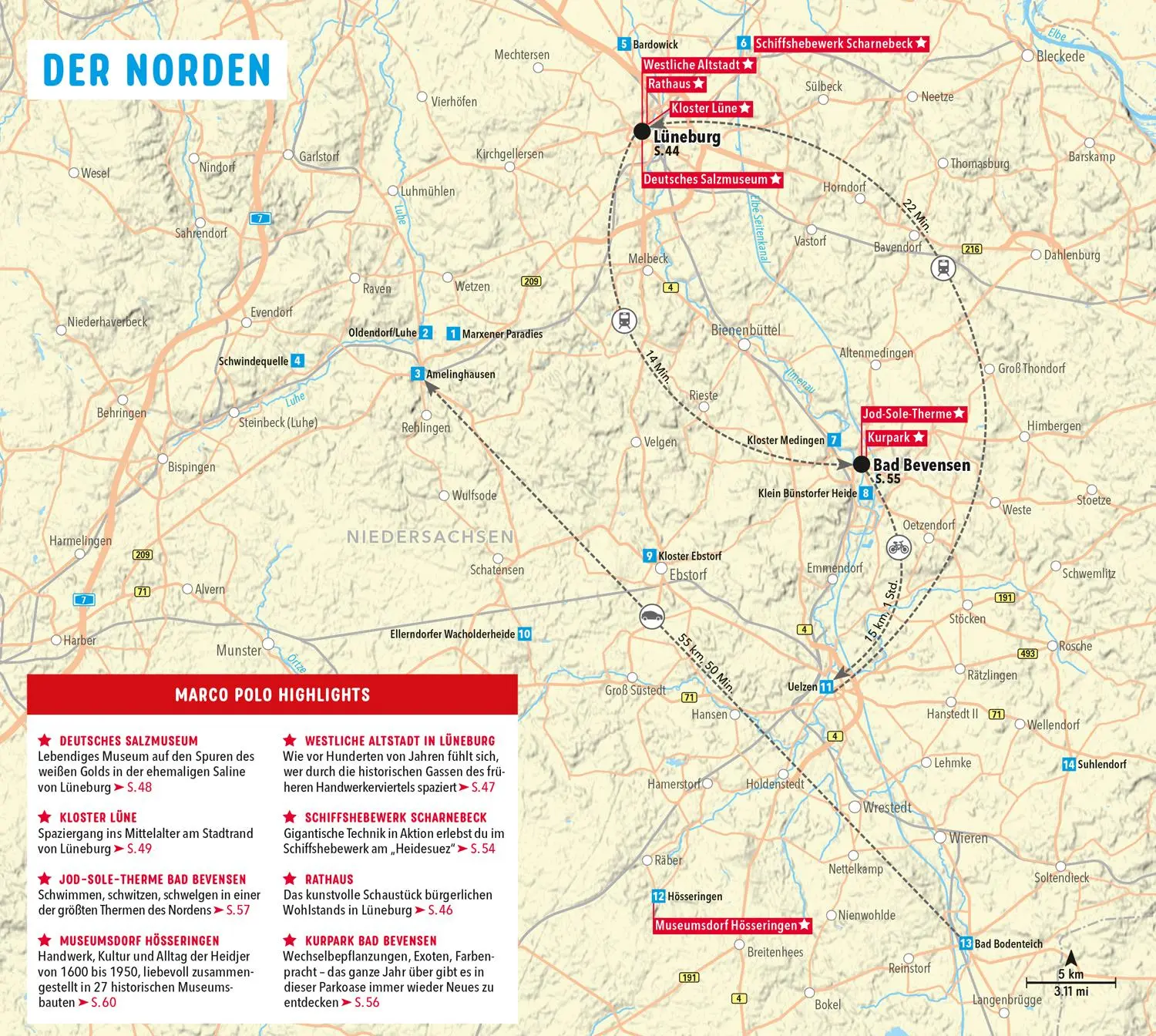 Bild: 9783829725408 | MARCO POLO Reiseführer Lüneburger Heide | Klaus Bötig (u. a.) | Buch