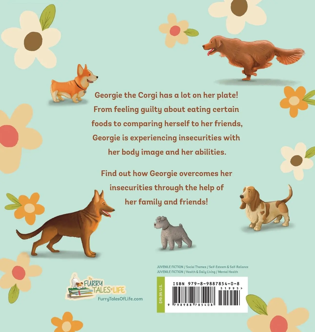 Rückseite: 9798988785408 | Georgie the Corgi's Insecurities | Chesnie Nichols | Buch | Englisch