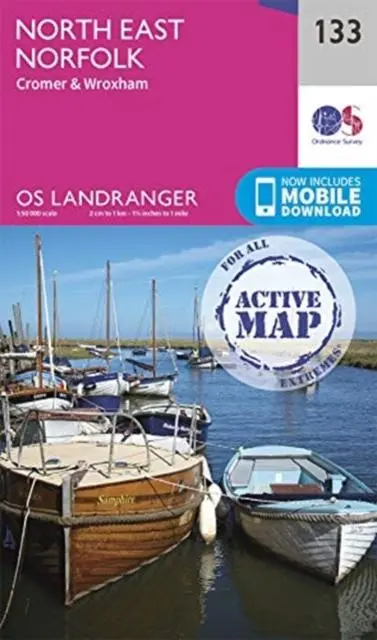 Cover: 9780319475508 | North East Norfolk | Cromer &amp; Wroxham | (Land-)Karte | Karte/Landkarte