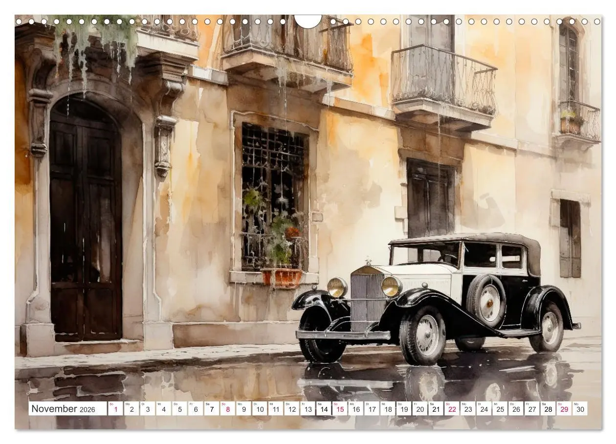Bild: 9783457475508 | Oldtimer - Vergangenheit neu entdeckt (Wandkalender 2026 DIN A3...