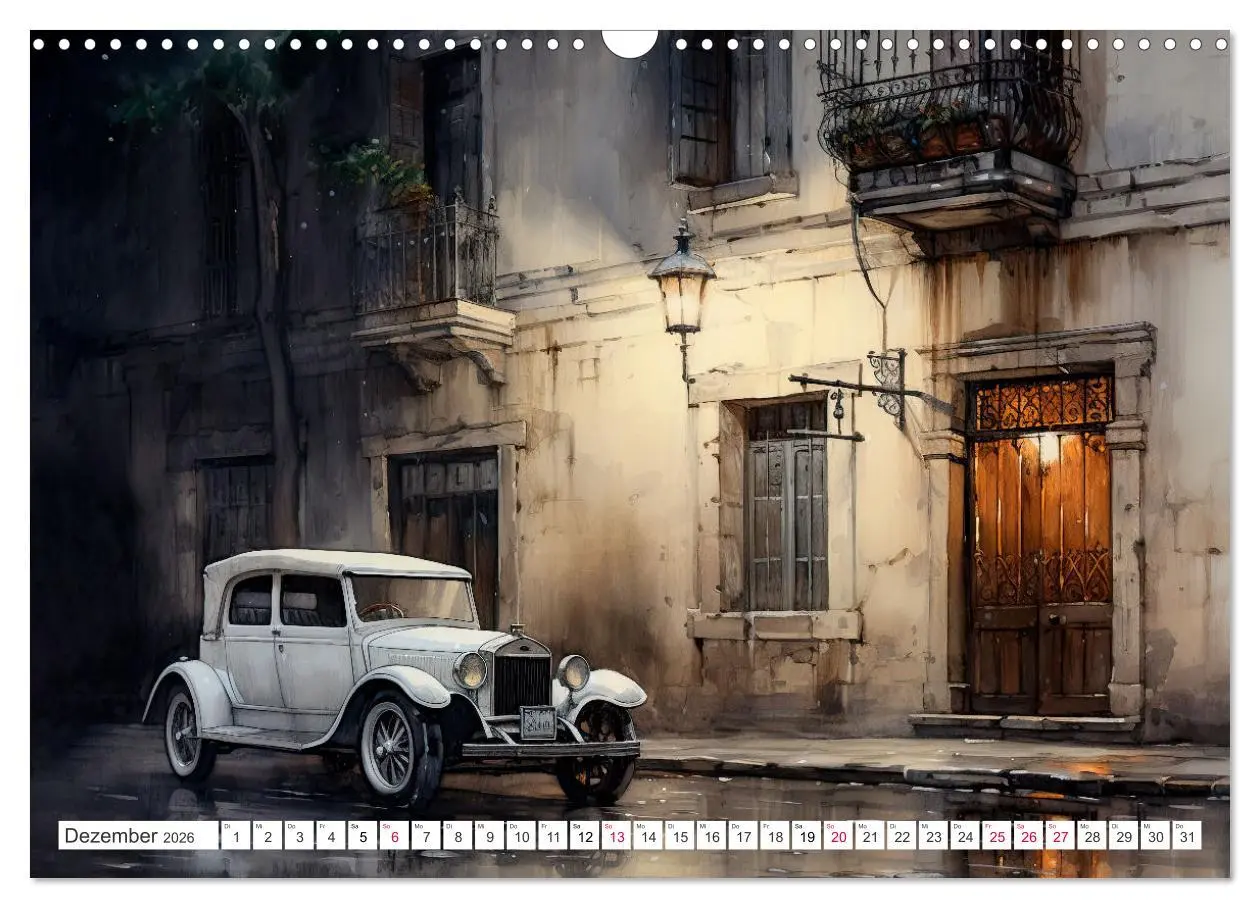 Bild: 9783457475508 | Oldtimer - Vergangenheit neu entdeckt (Wandkalender 2026 DIN A3...