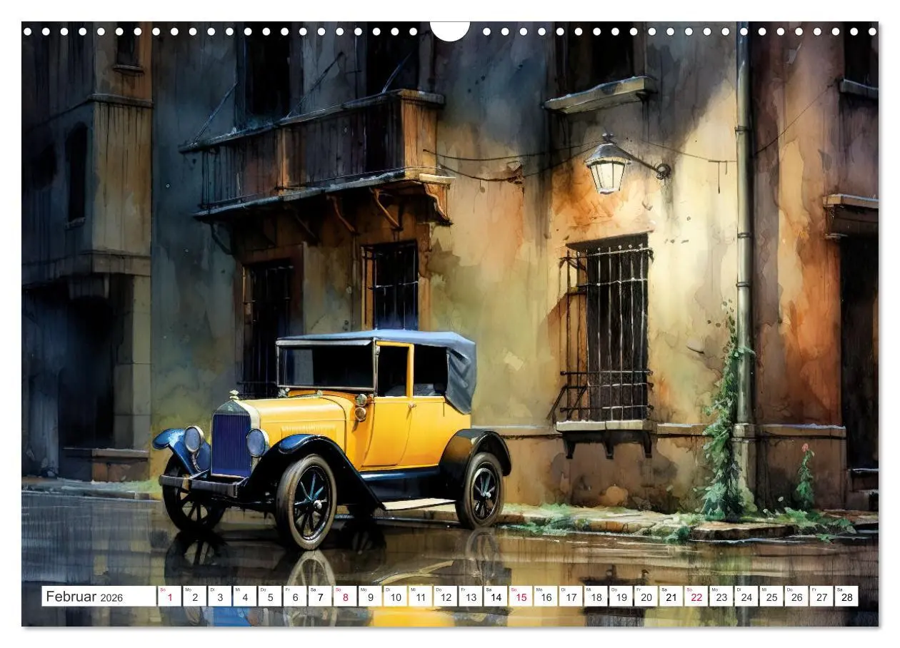 Bild: 9783457475508 | Oldtimer - Vergangenheit neu entdeckt (Wandkalender 2026 DIN A3...