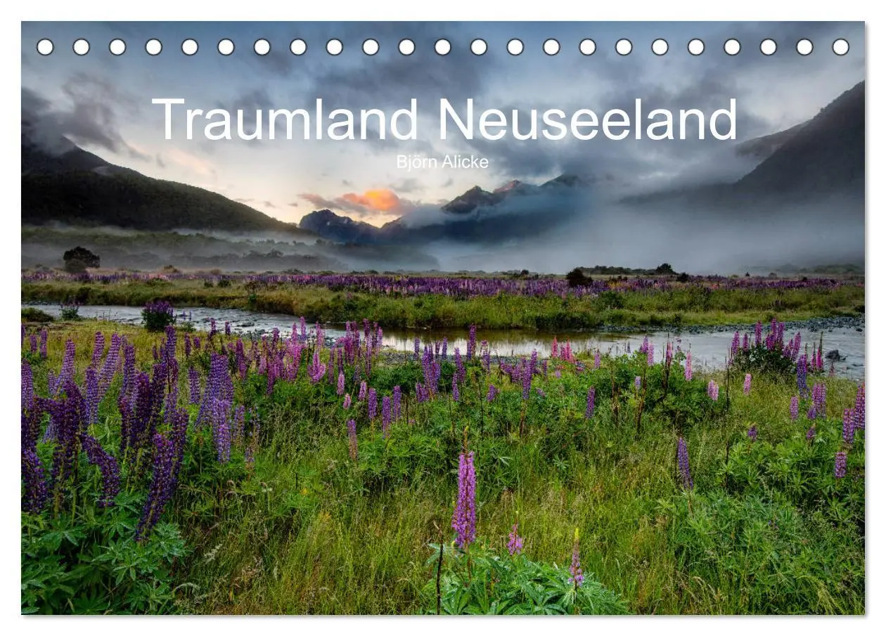 Cover: 9783457925508 | Traumland Neuseeland (Tischkalender 2026 DIN A5 quer), CALVENDO...