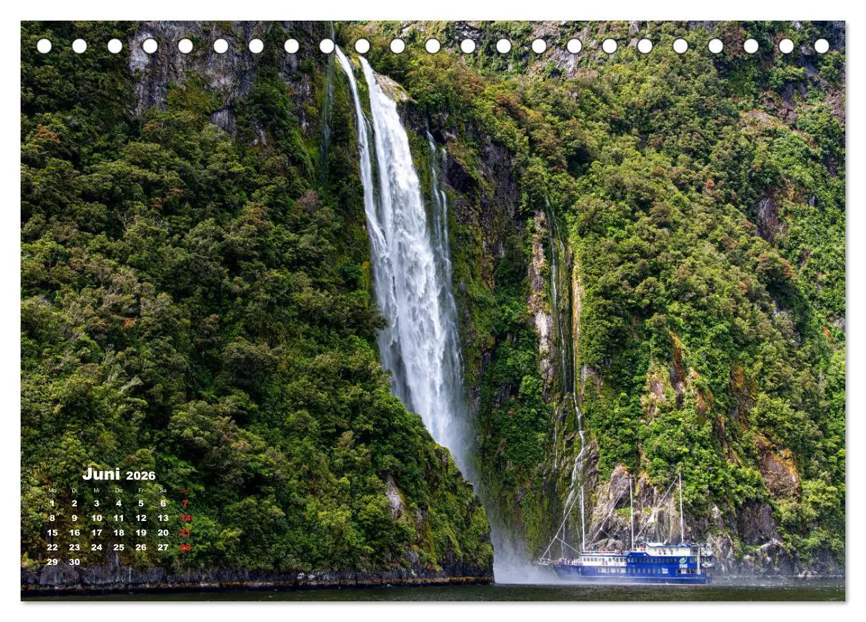 Bild: 9783457925508 | Traumland Neuseeland (Tischkalender 2026 DIN A5 quer), CALVENDO...