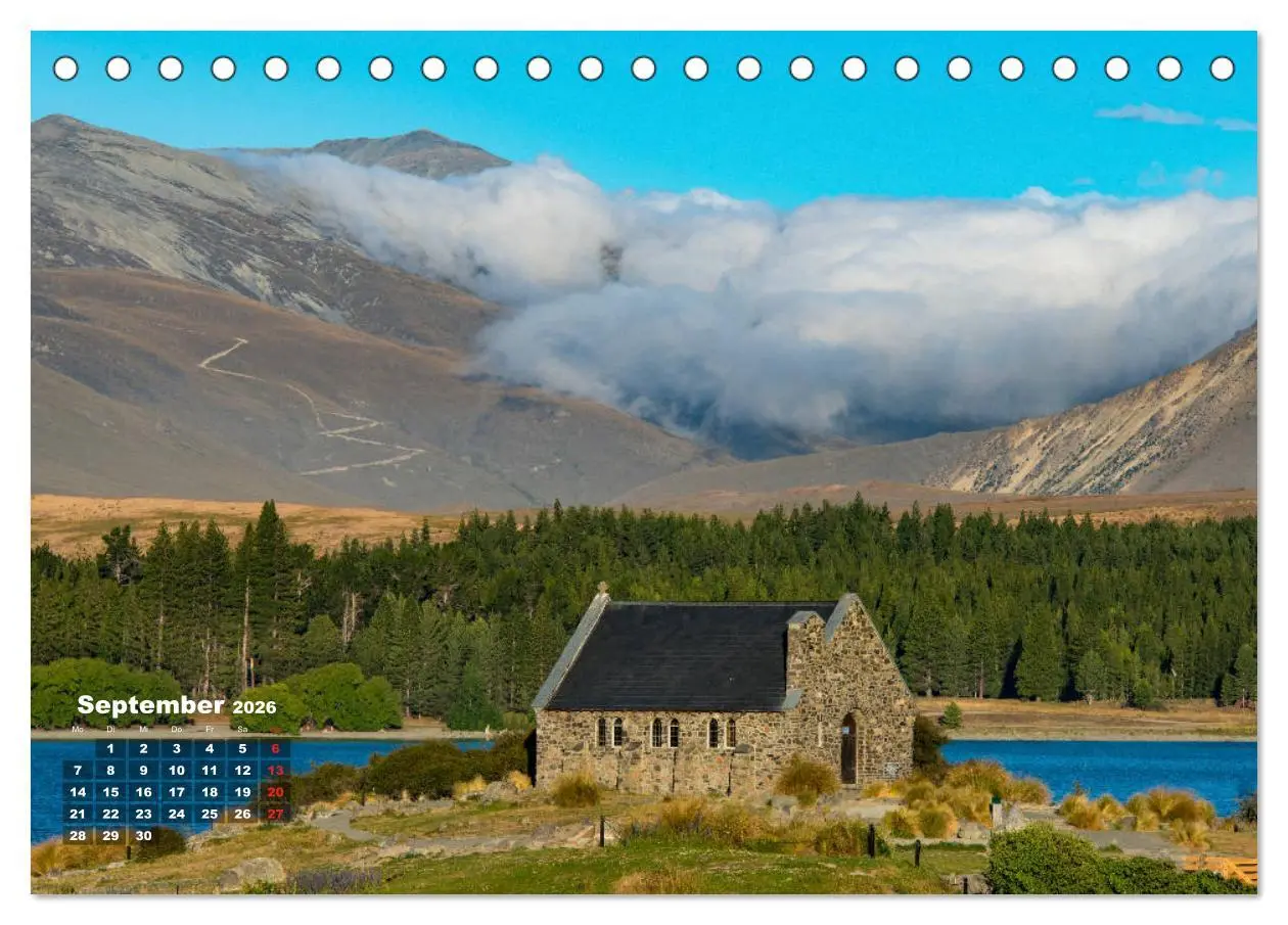 Bild: 9783457925508 | Traumland Neuseeland (Tischkalender 2026 DIN A5 quer), CALVENDO...
