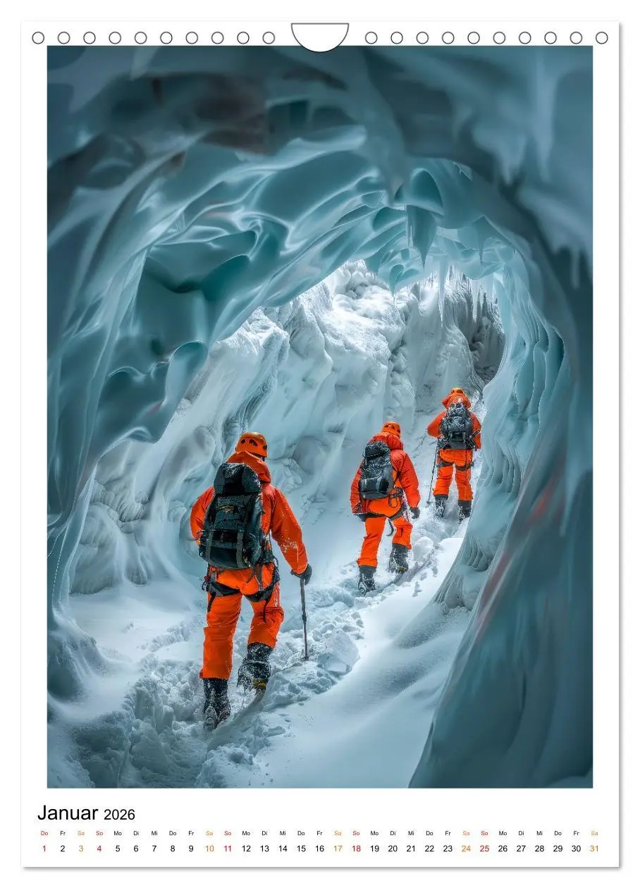 Bild: 9783516255508 | Höhlenforscher - die Unterwelt erforschen (Wandkalender 2026 DIN A4...