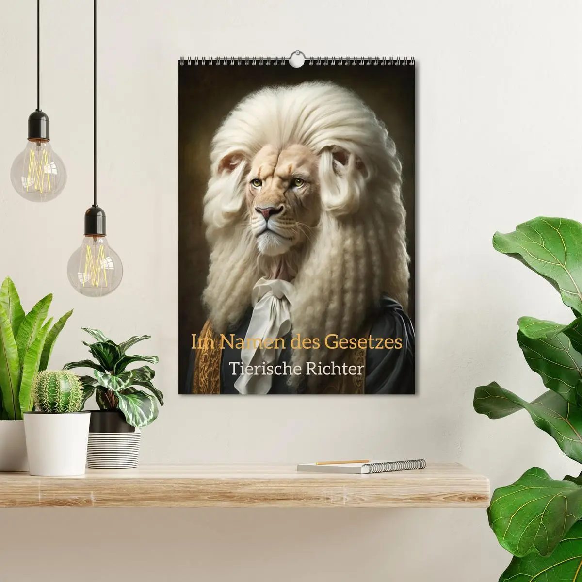 Bild: 9783516325508 | Im Namen des Gesetzes Tierische Richter (Wandkalender 2026 DIN A3...