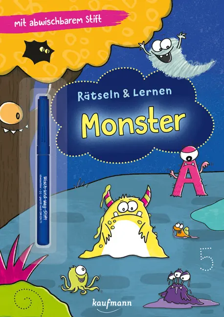 Cover: 9783780665508 | Rätseln &amp; Lernen - Monster | mit abwischbarem Stift | Klara Kamlah