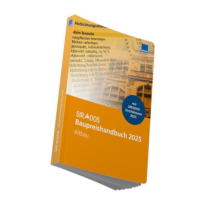 Cover: 9783811105508 | SIRADOS Baupreishandbuch Altbau | WEKA | Taschenbuch | 430 S. | 2025