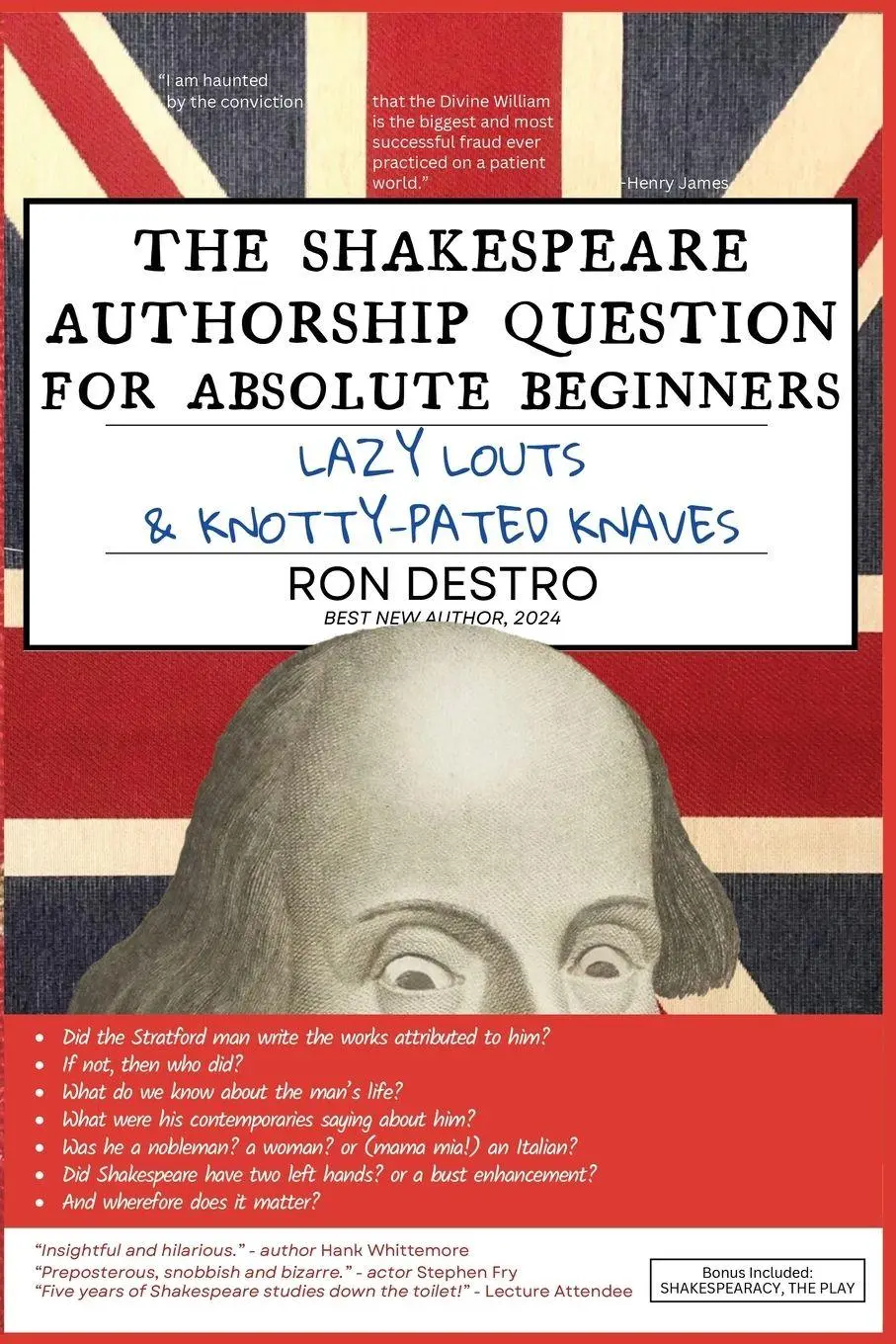 Cover: 9798999425508 | The Shakespeare Authorship Question for Absolute Beginners, Lazy...