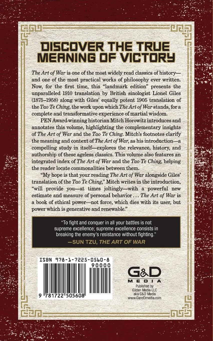 Rückseite: 9781722505608 | The Art of War Landmark Edition | Sun Tzu (u. a.) | Taschenbuch | 2021