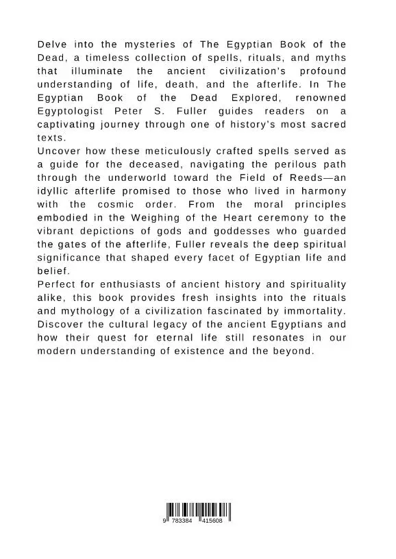 Rückseite: 9783384415608 | The Egyptian Book of the Dead Explored | Peter S. Fuller | Buch | 2024