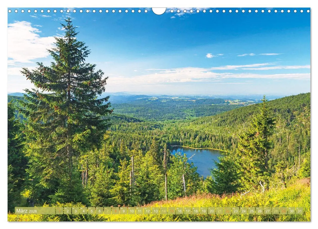 Bild: 9783457465608 | Arber, Rachel und Lusen: Der Hintere Bayerische Wald (Wandkalender...