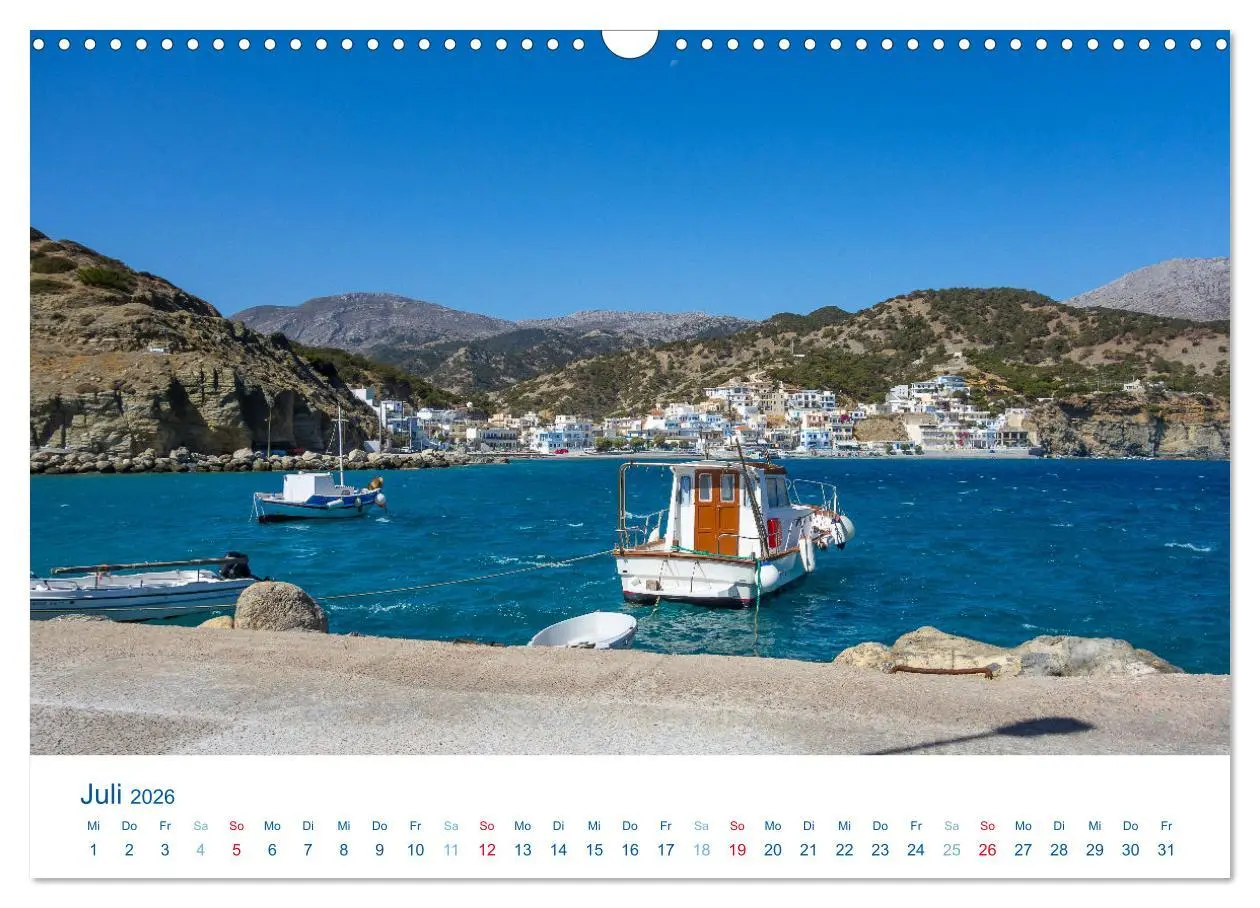 Bild: 9783457605608 | Karpathos - Malerische Insel in der Ägäis (Wandkalender 2026 DIN A3...