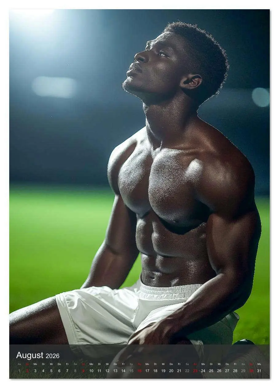 Bild: 9783516245608 | SEXY JUNGS - Nackte Haut beim Fußball (hochwertiger Premium...