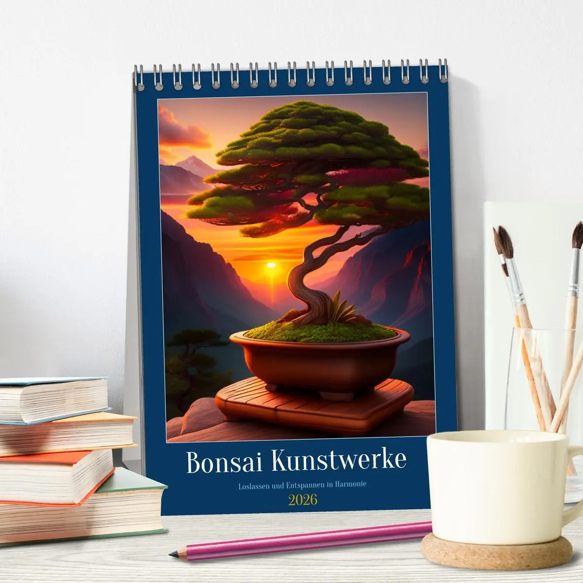 Bild: 9783516315608 | Bonsai Kunstwerke (Tischkalender 2026 DIN A5 hoch), CALVENDO...