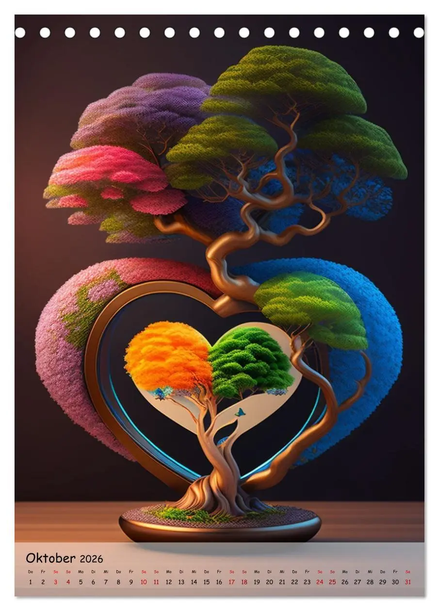 Bild: 9783516315608 | Bonsai Kunstwerke (Tischkalender 2026 DIN A5 hoch), CALVENDO...