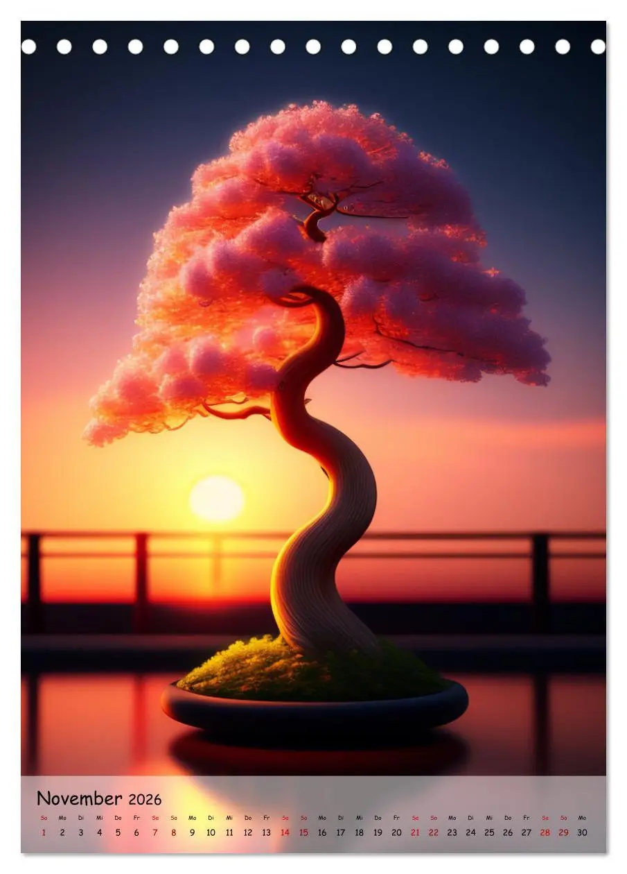 Bild: 9783516315608 | Bonsai Kunstwerke (Tischkalender 2026 DIN A5 hoch), CALVENDO...