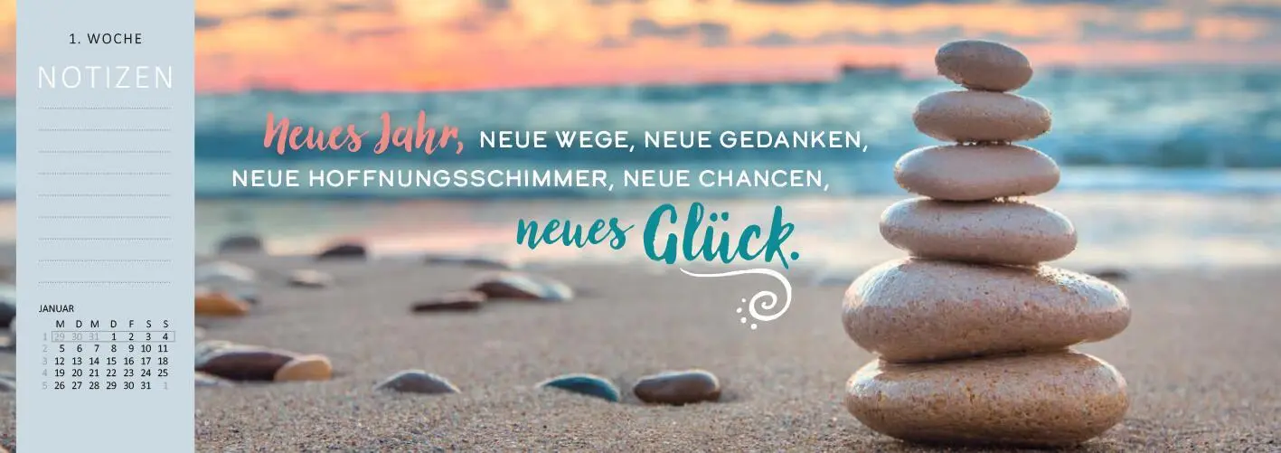 Bild: 4014489135708 | Tischkalender Einatmen. Ausatmen. Lächeln. 2026 | Kalender | 128 S.