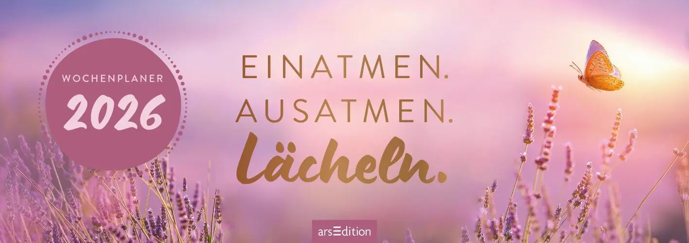 Bild: 4014489135708 | Tischkalender Einatmen. Ausatmen. Lächeln. 2026 | Kalender | 128 S.