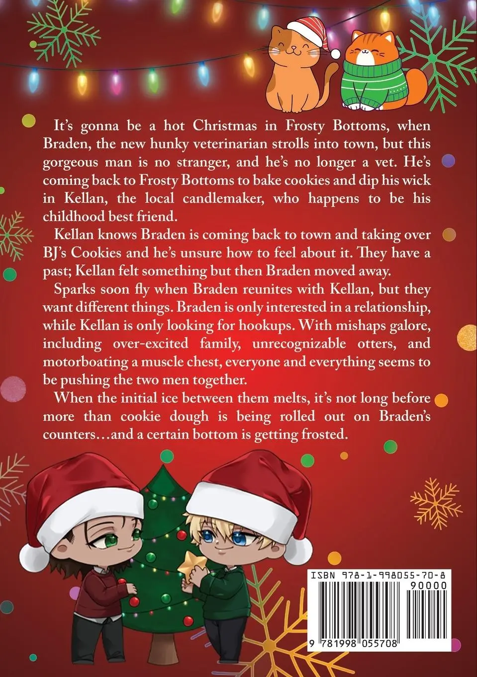 Rückseite: 9781998055708 | Cookies, Candles, and Cute Butts for Christmas | James (u. a.) | Buch