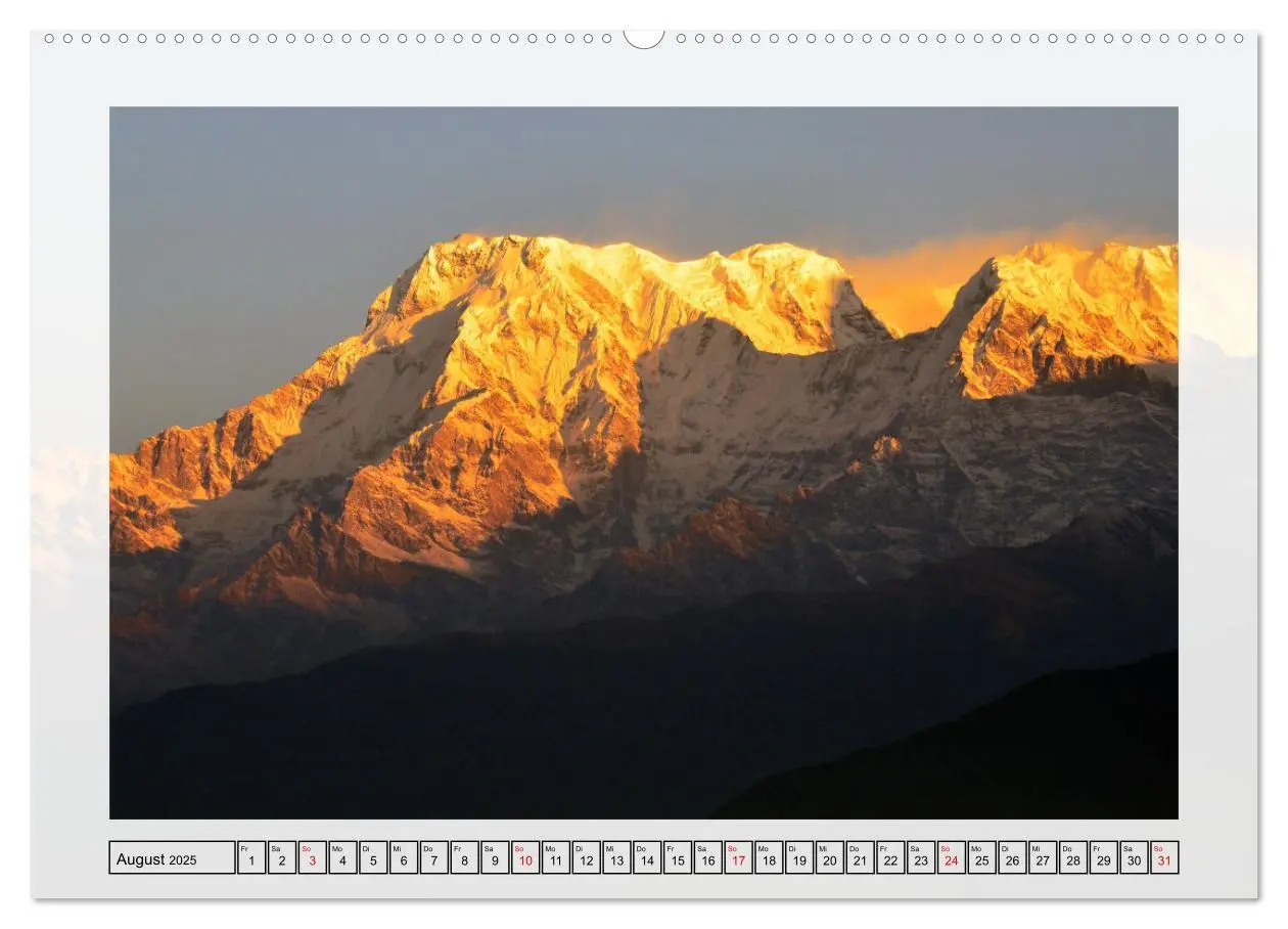 Bild: 9783435055708 | NEPALS Bergriesen im grandiosen Himalaya (Wandkalender 2025 DIN A2...
