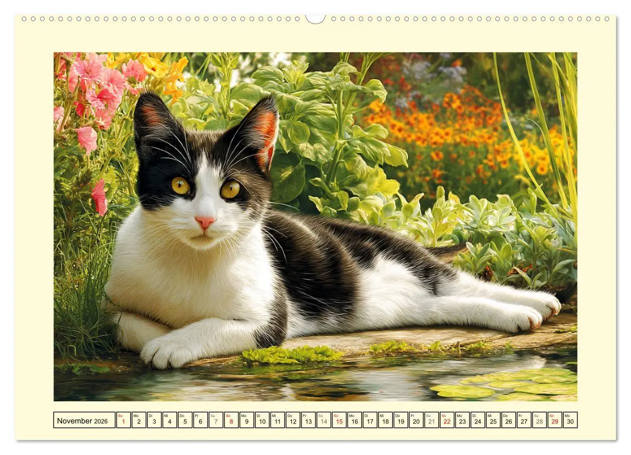 Bild: 9783516095708 | Geliebte Katzen. Unsere zauberhaften Hauskatzen im Garten...