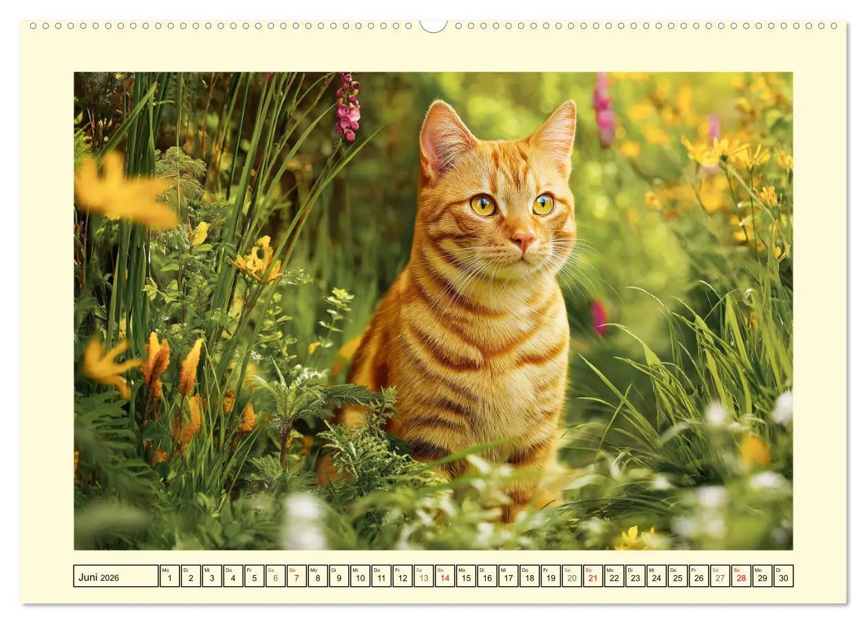 Bild: 9783516095708 | Geliebte Katzen. Unsere zauberhaften Hauskatzen im Garten...