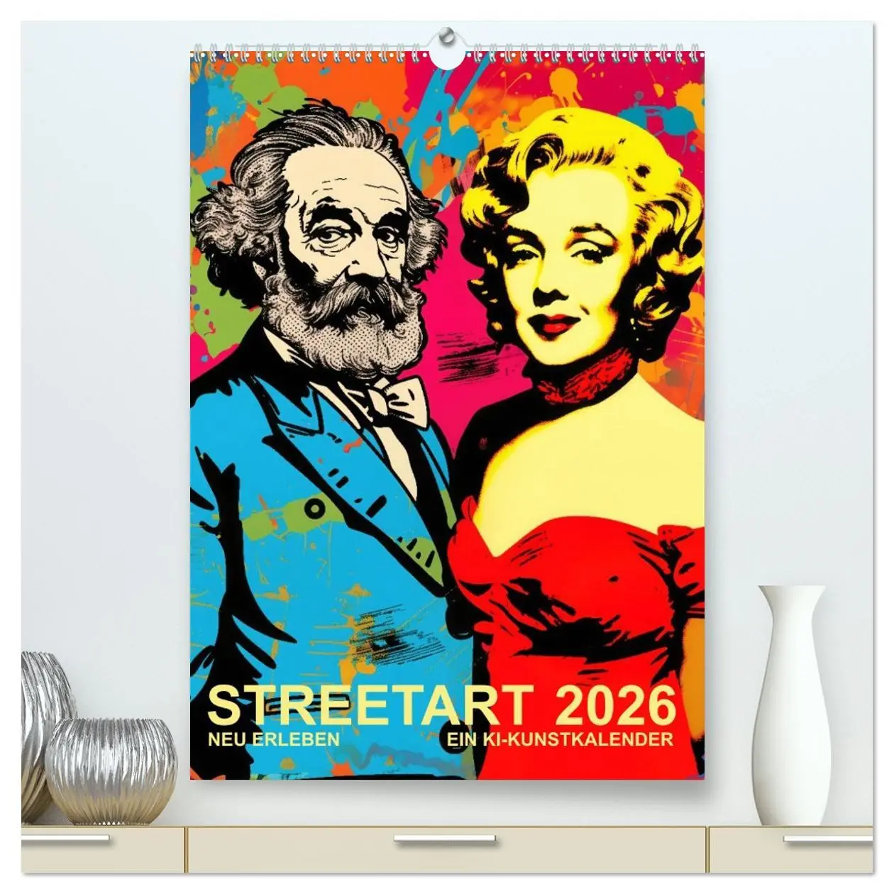 Cover: 9783516165708 | STREETART Neu Erleben Ein KI-Kunstkalender (hochwertiger Premium...