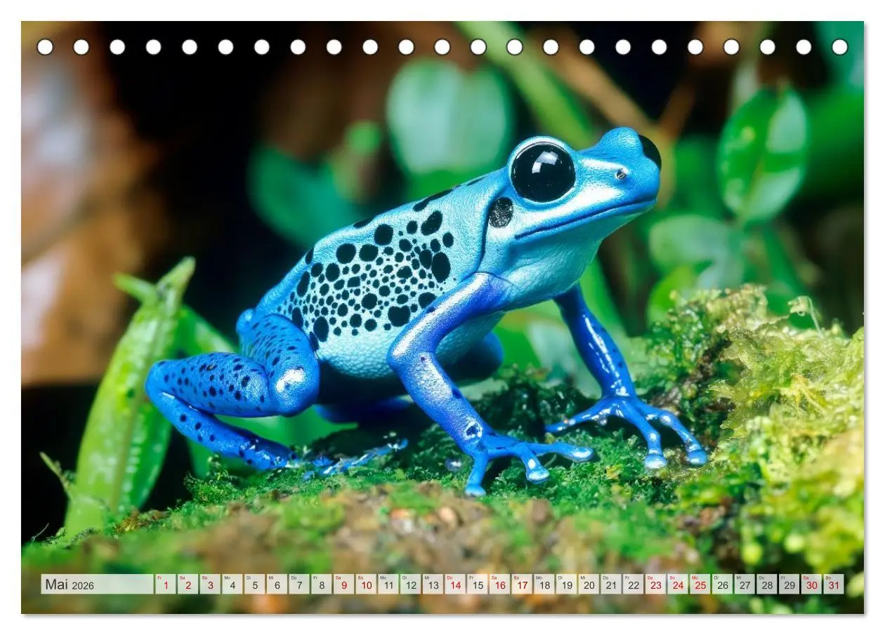 Bild: 9783516235708 | Wildes Leben im Regenwald (Tischkalender 2026 DIN A5 quer),...