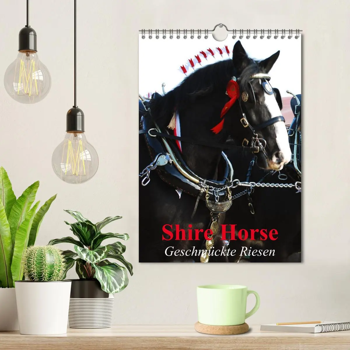 Bild: 9783516475708 | Shire Horse - Geschmückte Riesen (Wandkalender 2026 DIN A4 hoch),...