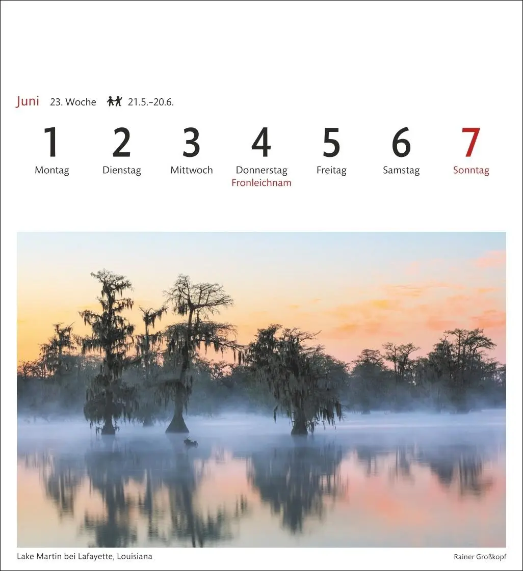 Bild: 9783840035708 | USA Sehnsuchtskalender 2026 - Wochenkalender mit 53 Postkarten | 54 S.