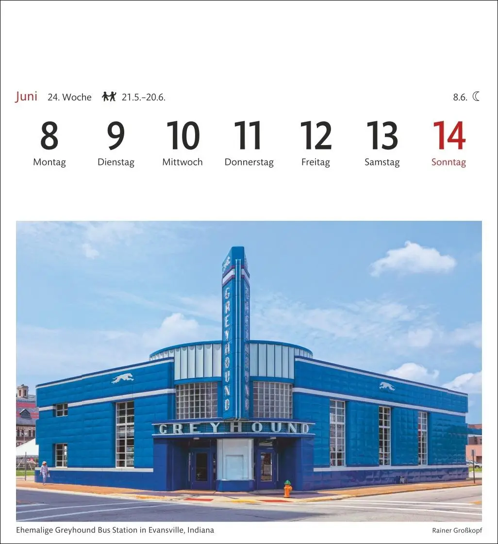 Bild: 9783840035708 | USA Sehnsuchtskalender 2026 - Wochenkalender mit 53 Postkarten | 54 S.