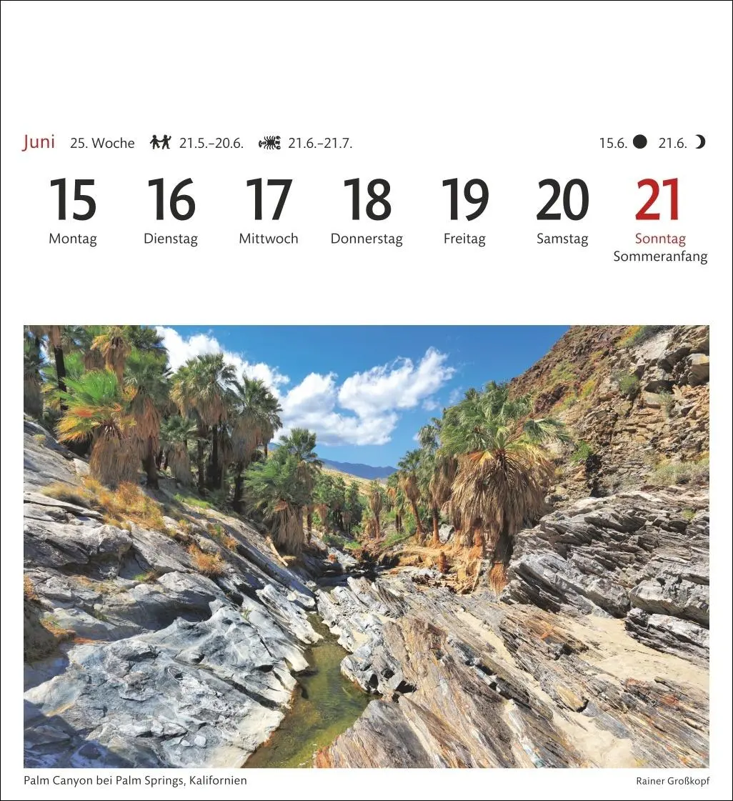 Bild: 9783840035708 | USA Sehnsuchtskalender 2026 - Wochenkalender mit 53 Postkarten | 54 S.