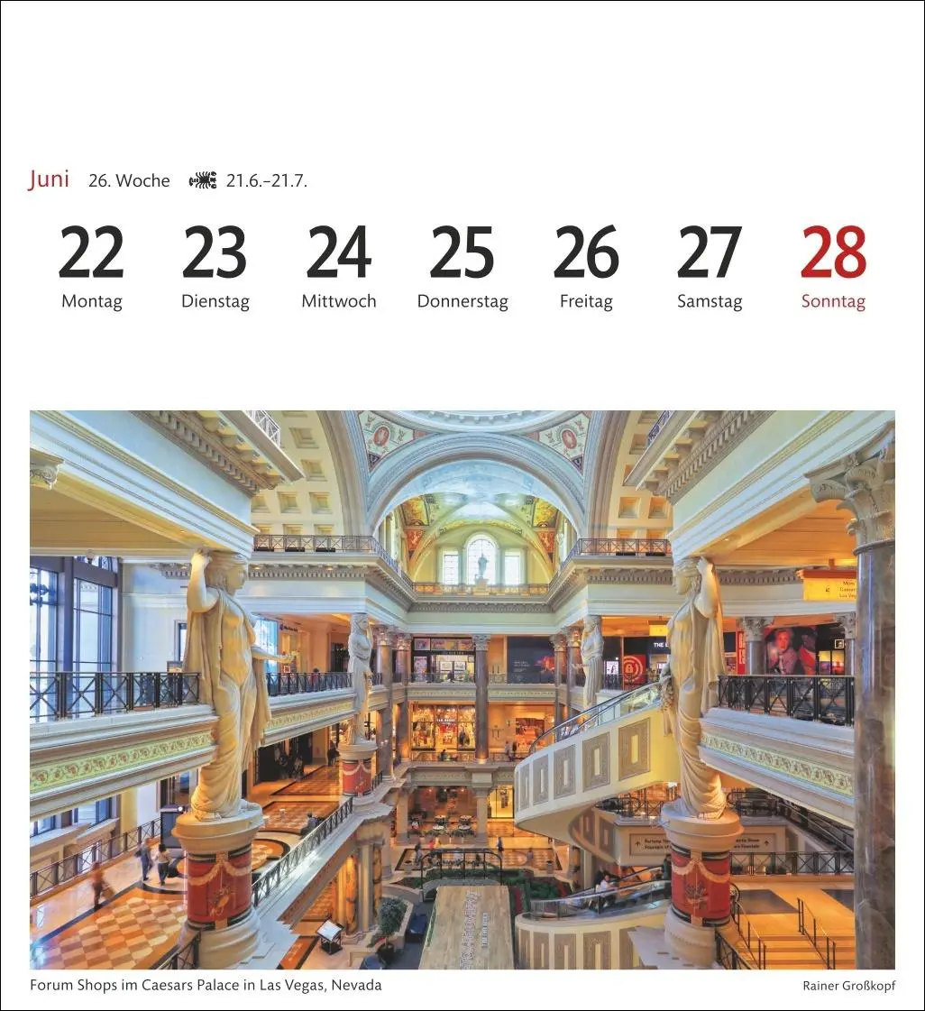 Bild: 9783840035708 | USA Sehnsuchtskalender 2026 - Wochenkalender mit 53 Postkarten | 54 S.