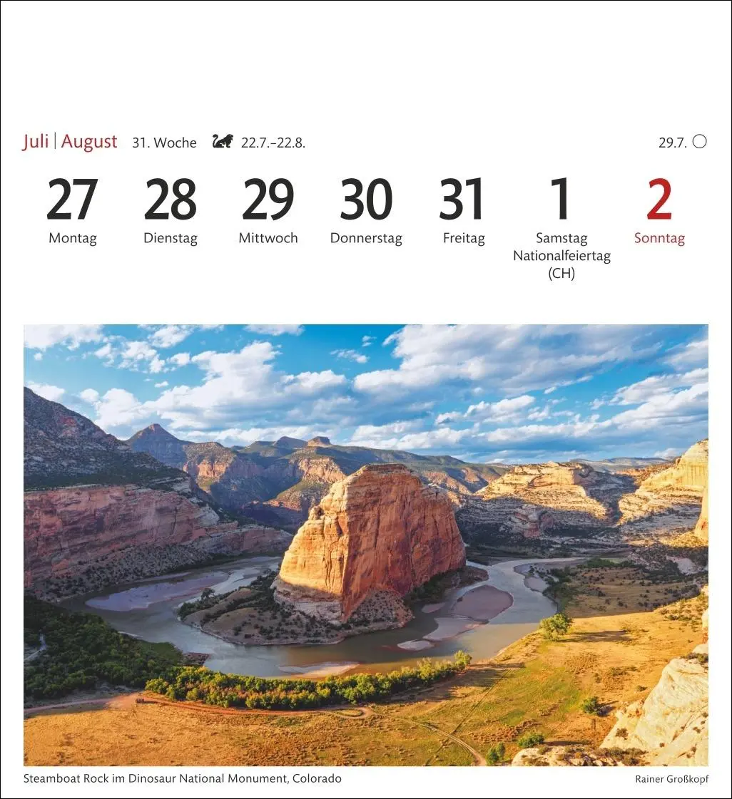 Bild: 9783840035708 | USA Sehnsuchtskalender 2026 - Wochenkalender mit 53 Postkarten | 54 S.