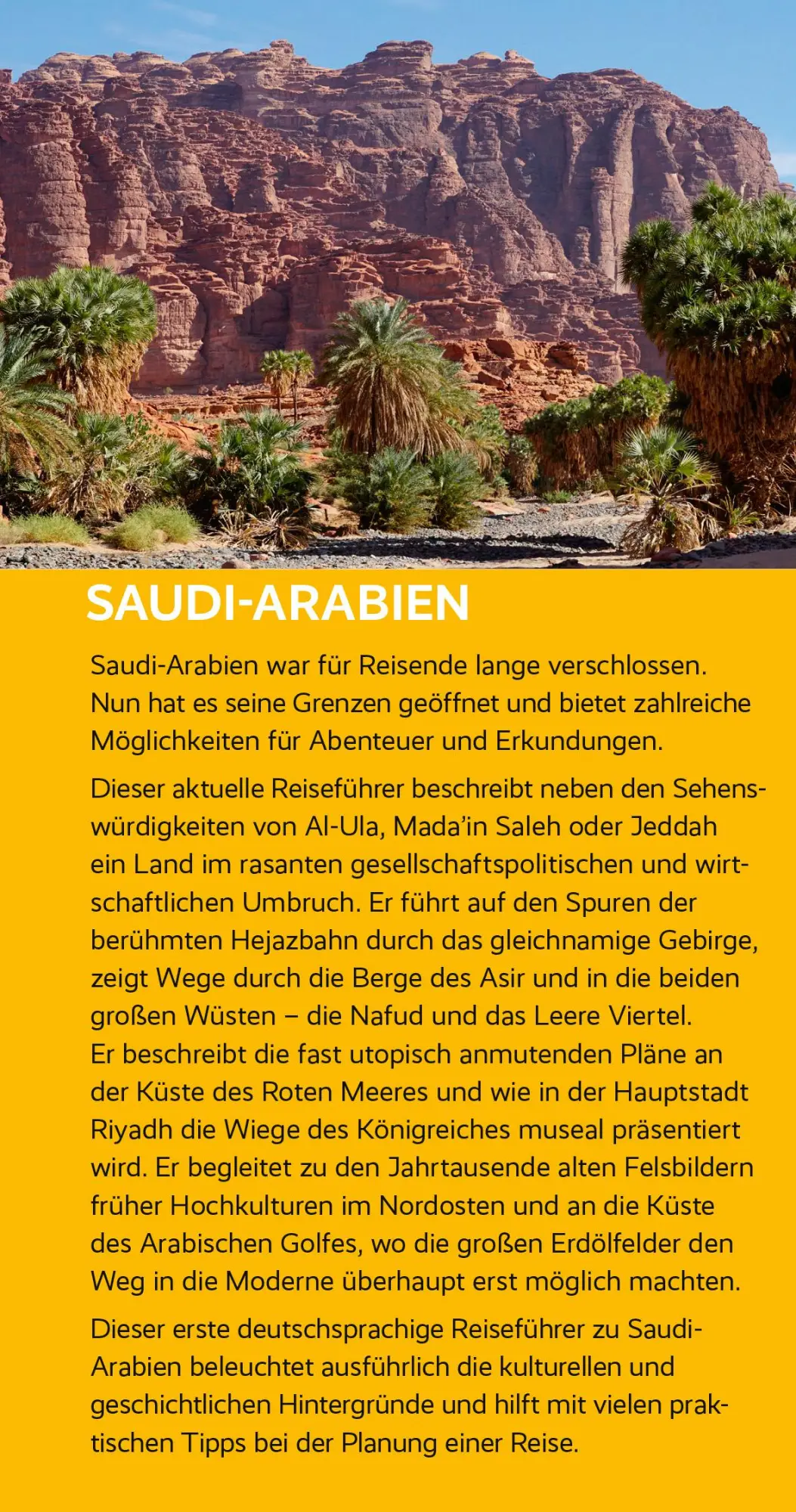 Bild: 9783897945708 | TRESCHER Reiseführer Saudi-Arabien | Henning T. Neuschäffer | Buch