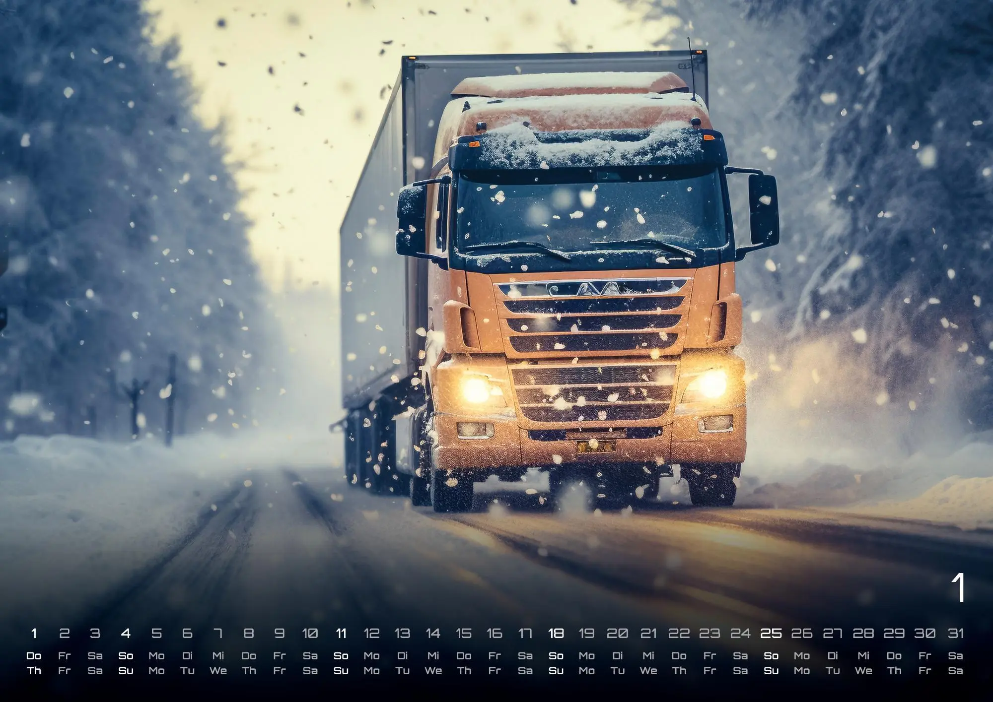 Bild: 9783986735708 | Trucks - Könige der Straße - LKW - 2026 - Kalender DIN A2 | de | 15 S.