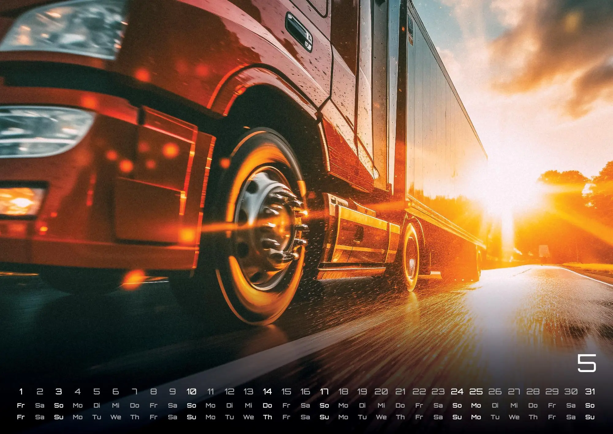 Bild: 9783986735708 | Trucks - Könige der Straße - LKW - 2026 - Kalender DIN A2 | de | 15 S.