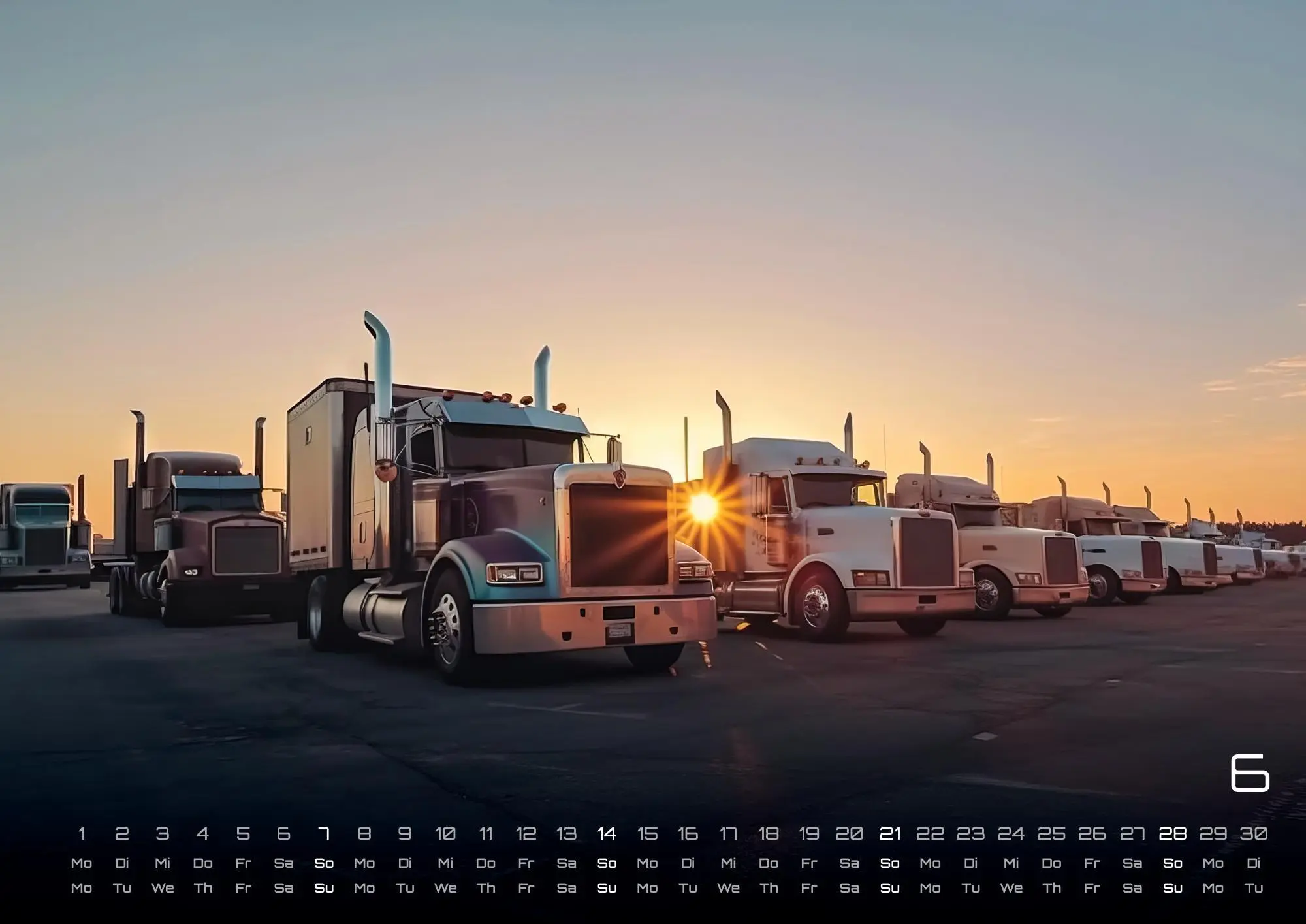 Bild: 9783986735708 | Trucks - Könige der Straße - LKW - 2026 - Kalender DIN A2 | de | 15 S.