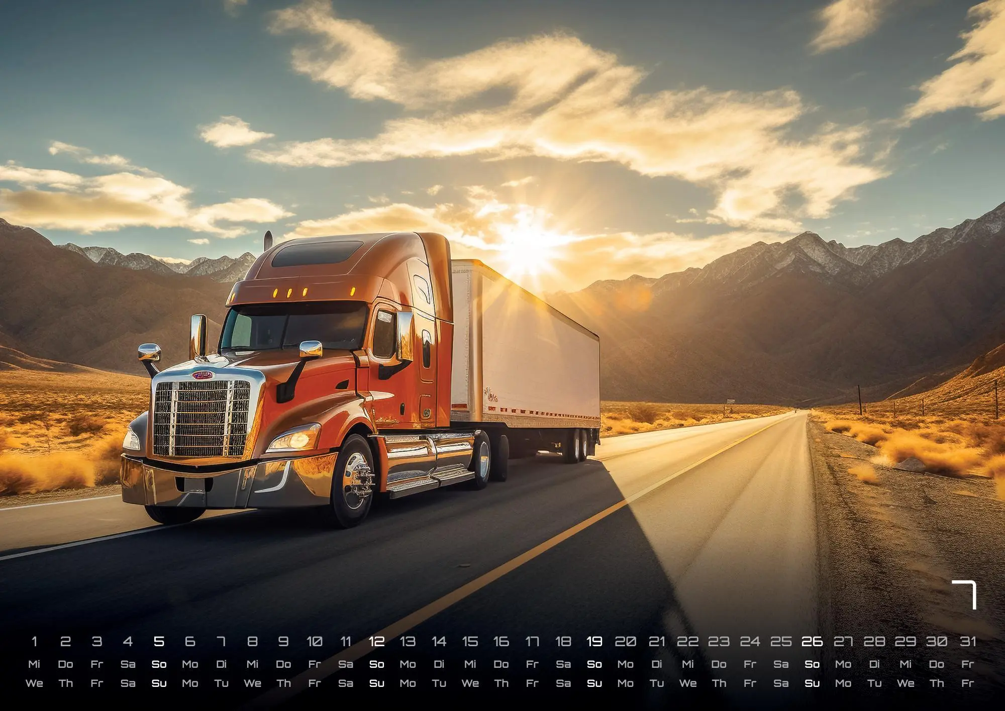 Bild: 9783986735708 | Trucks - Könige der Straße - LKW - 2026 - Kalender DIN A2 | de | 15 S.