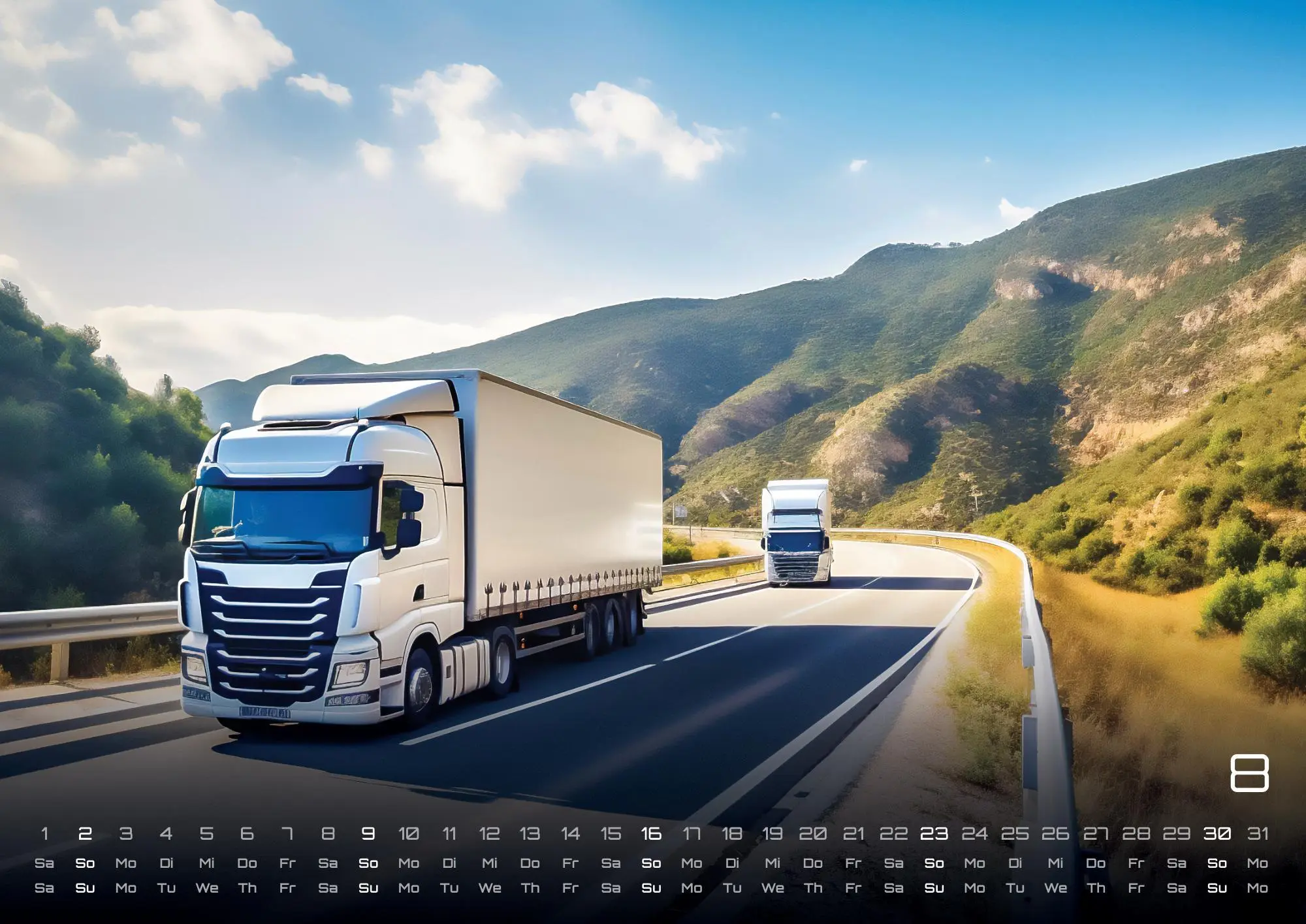 Bild: 9783986735708 | Trucks - Könige der Straße - LKW - 2026 - Kalender DIN A2 | de | 15 S.